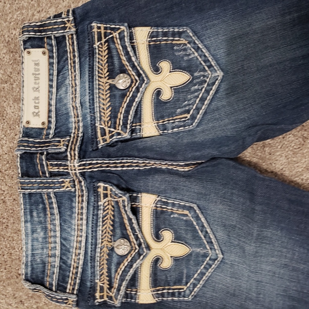 Rock revival size 25 jeans! Like new!